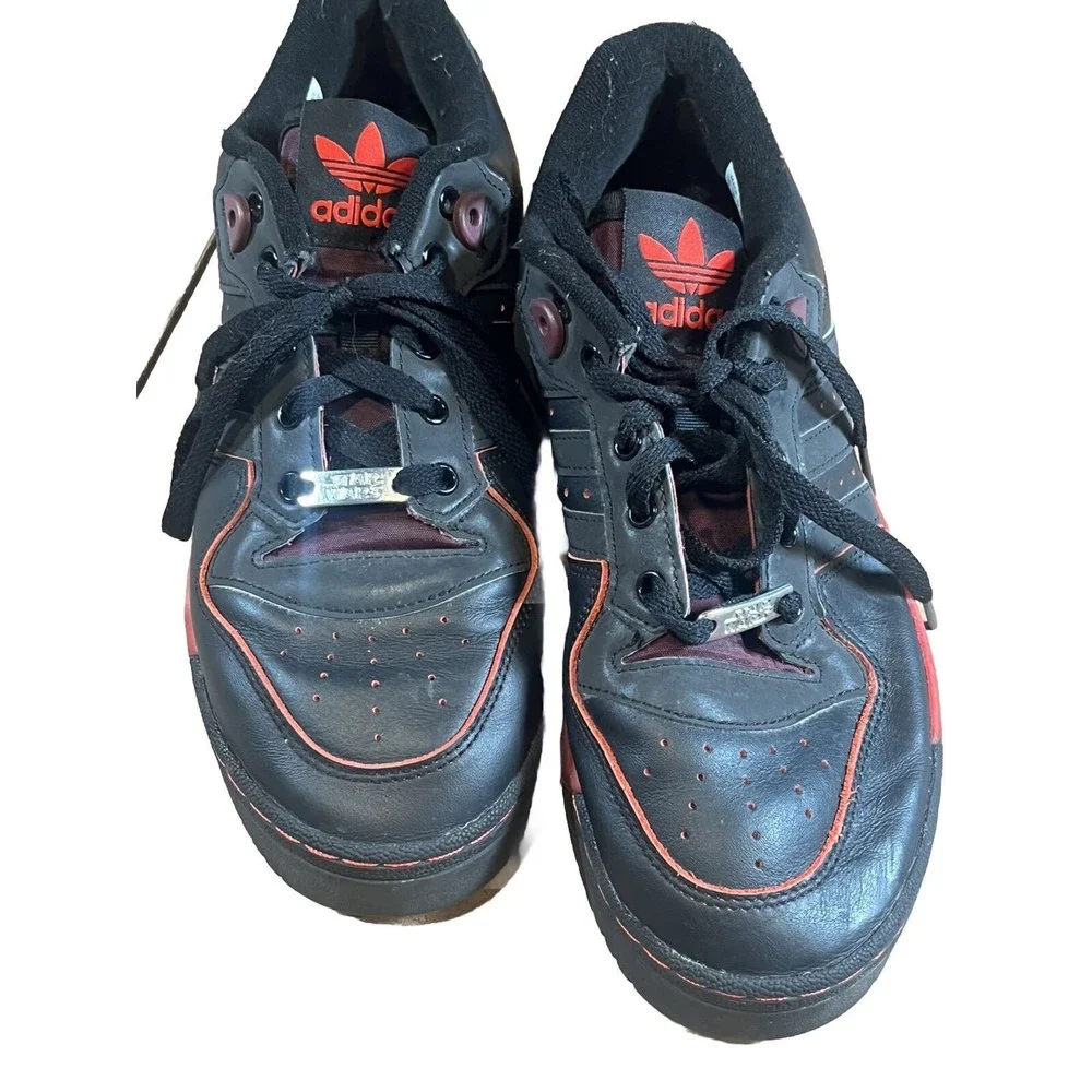 Adidas Rivalry Low x Star Wars Men's Shoes Sz 8‎ FV8036 Black Red